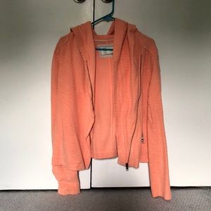 Size Medium peach sweatshirt from Anthropologie!